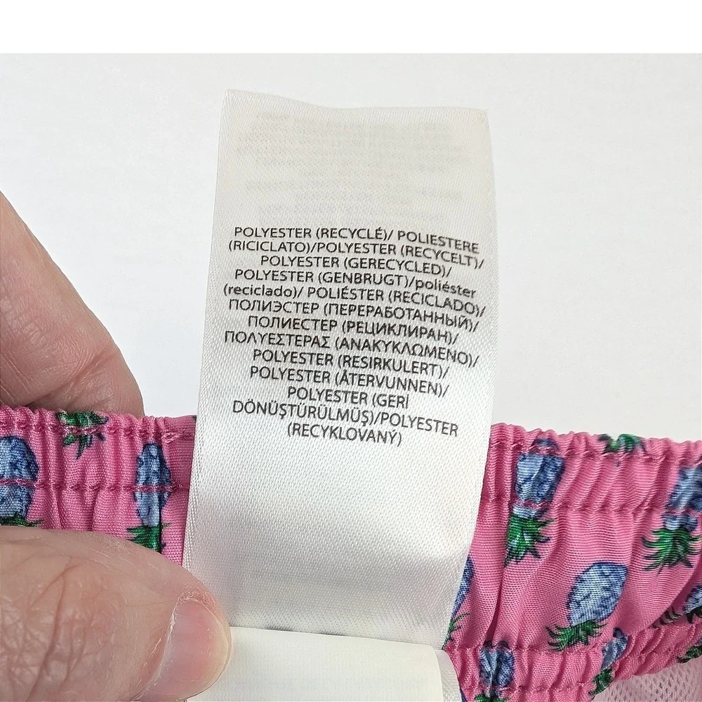 Polo Ralph Lauren Kids Pink Blue Pineapple Swim‎ Trunks Size 2